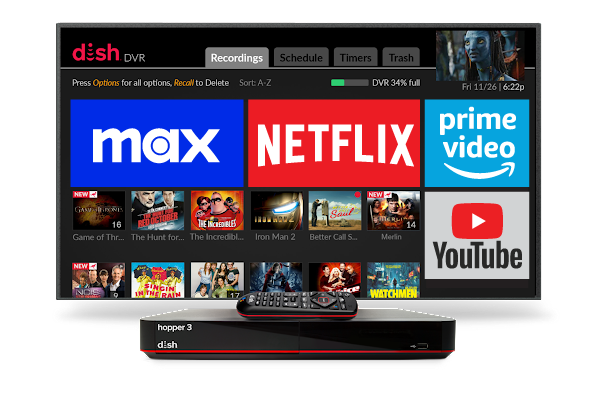 Dish Network TV streaming and on-demand movies | DISH streaming