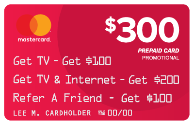 Dish Network $300 Gift card promotion